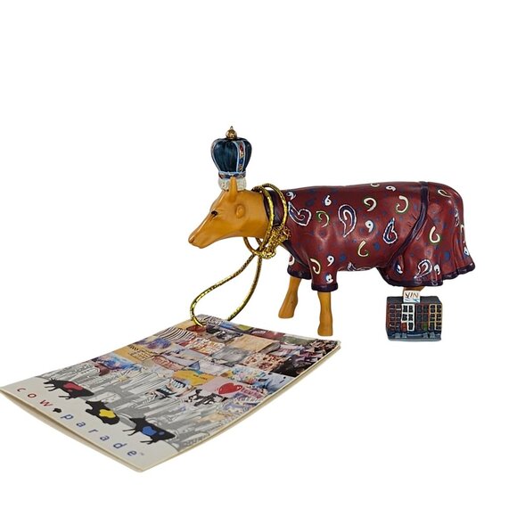 Cow Parade Mini Moo The Queen Of Queens Figurine #23150 - Picture 1 of 8